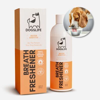 Additif d'eau dentaire pour chien