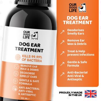 Gouttes de traitement pour les infections de l'oreille du chien 3