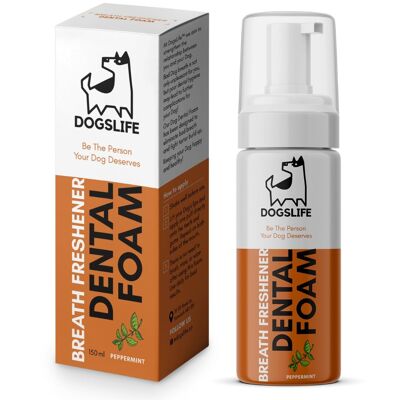 Espuma dental para perros