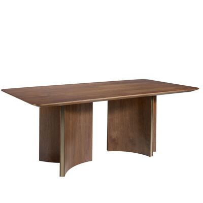 Mesa comedor rectangular nogal 1109