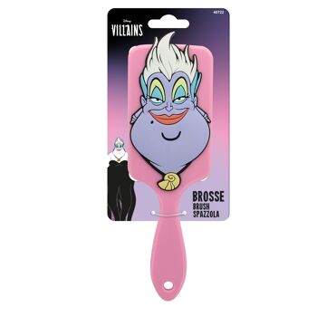 Disney Villains - Brosse à cheveux pour enfants avec silicone 3D Ursula