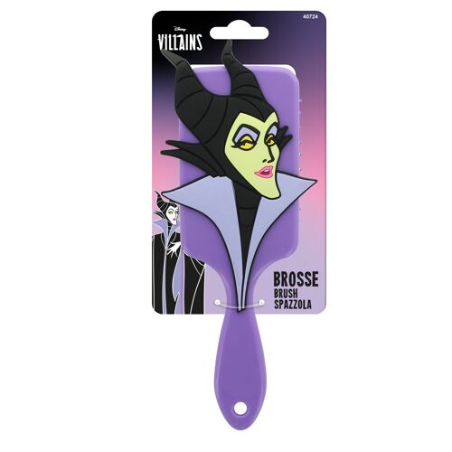 Disney Villains - Cepillo de pelo infantil con Silicona 3D Malefica