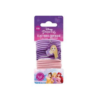 Disney Princess – Gummibänder für feines Haar x15, 2 Varianten