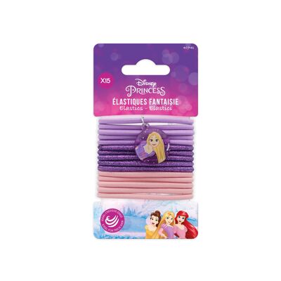 Disney Princess - Elastici per capelli x15 2 varianti