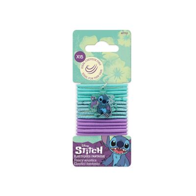 Disney Stitch - Elastici per capelli fini x15