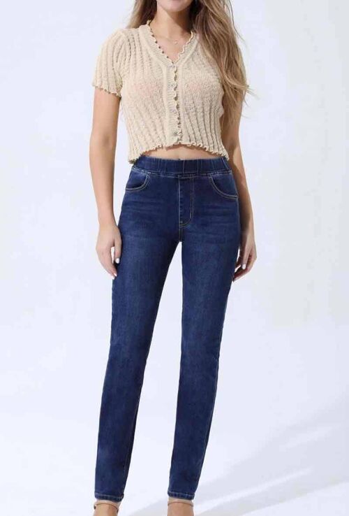 Jean skinny push up - Grande taille - Y1157