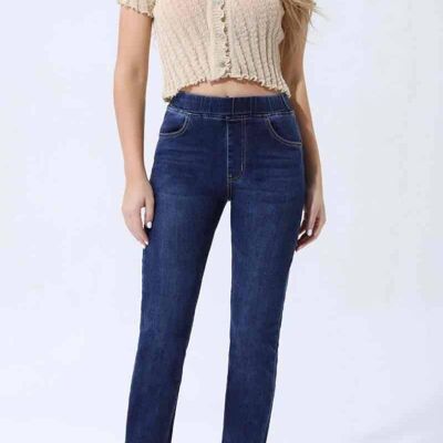 Jeans skinny push up - Taglia comoda - Y1157