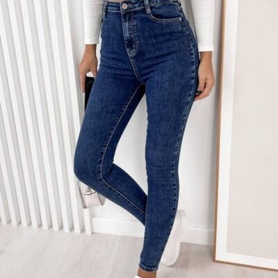 Jeans skinny a vita alta - S1009