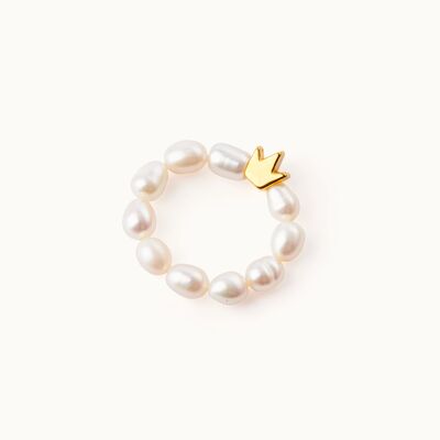 Freshwater pearl ring The Cecelia