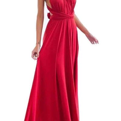 Langes fließendes Kleid – 9501