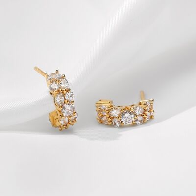 Queen Earrings Gold