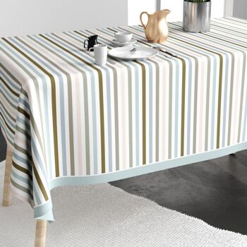 Nappe rectangulaire anti tache 140x300 cm Coton Baska 2