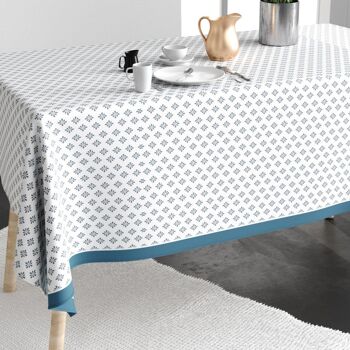 Nappe rectangulaire anti tache 140x200 cm Coton Clema 2