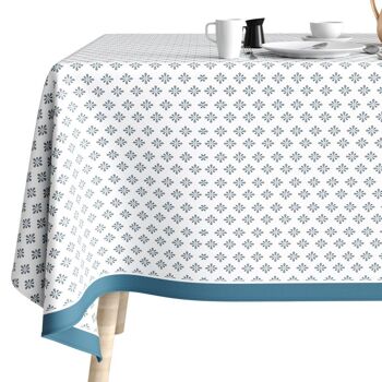 Nappe rectangulaire anti tache 140x200 cm Coton Clema 4