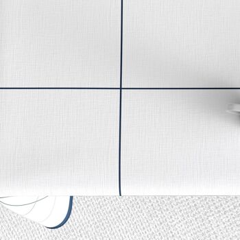 Nappe rectangle anti tache 140x200 Coton Kadri Majorelle 3