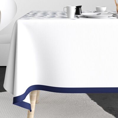 Anti-Flecken-Rechtecktischdecke 140x250 Cotton Whisper Blue