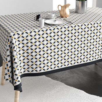 Nappe rectangulaire anti tache 140x200 cm Coton Porta 2