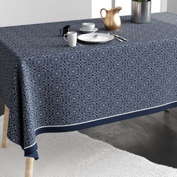 Nappe rectangulaire anti tache 140x300 cm Coton Lejos 2