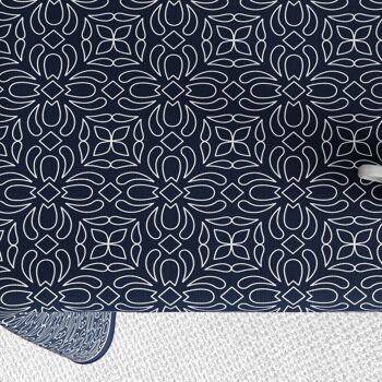 Nappe rectangulaire anti tache 140x300 cm Coton Lejos 3