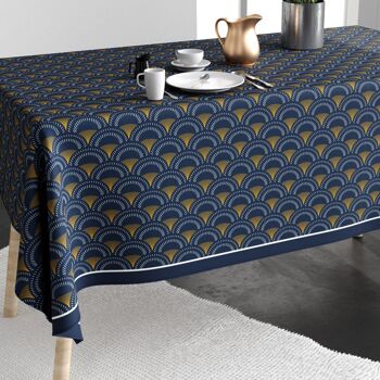 Nappe rectangulaire anti tache 140x200 cm Coton Uchiwa 2