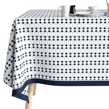 Nappe rectangulaire anti tache 140x300 cm Coton Verana 4