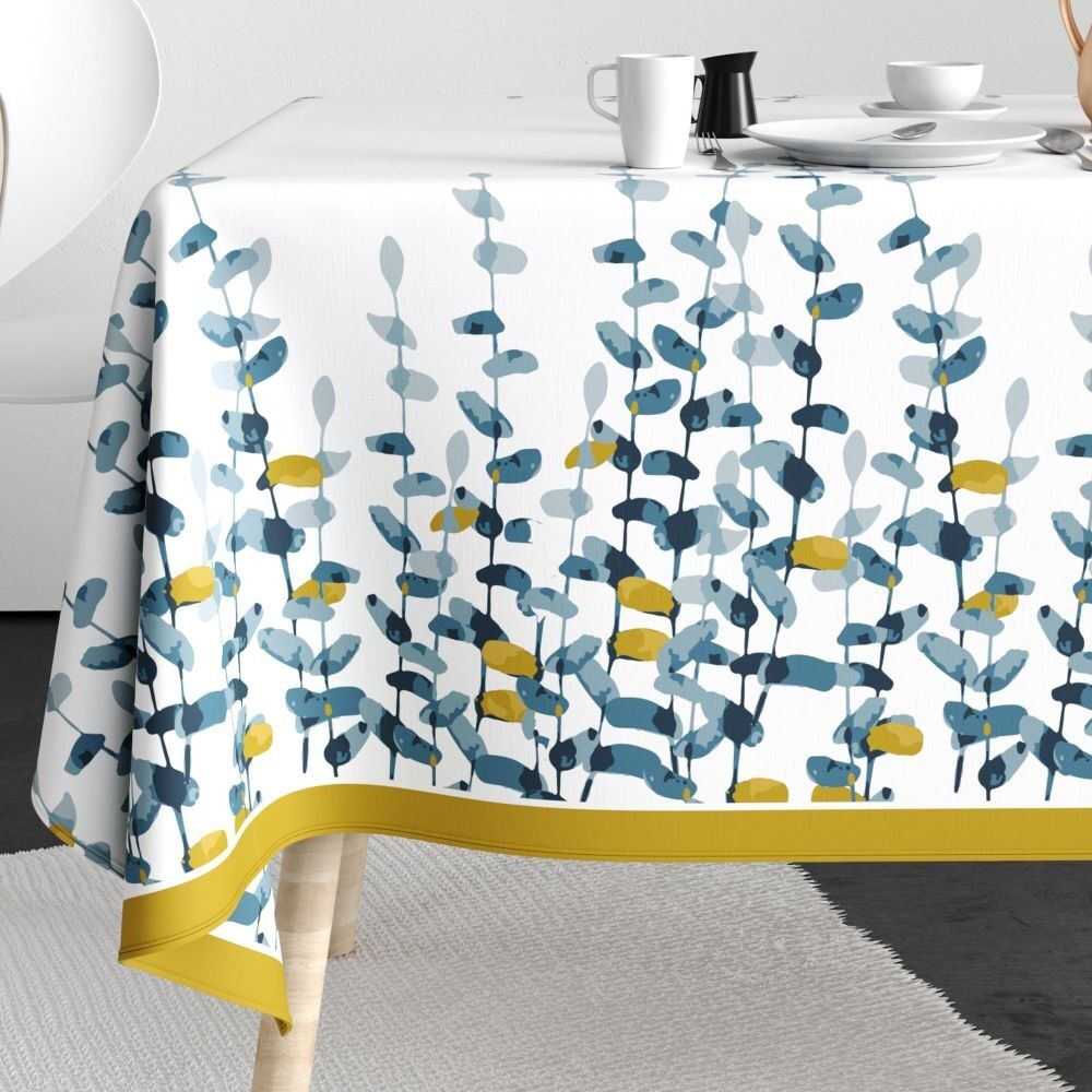 Tovaglia rettangolare antimacchia 140x250 Cotone Eukal Bronzo