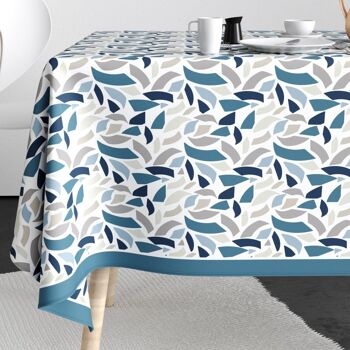 Nappe rectangle anti tache 140x200 Coton Terraza Ocean 1