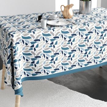 Nappe rectangle anti tache 140x200 Coton Terraza Ocean 2