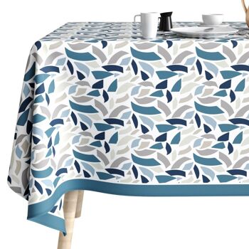 Nappe rectangle anti tache 140x250 Coton Terraza Ocean 4