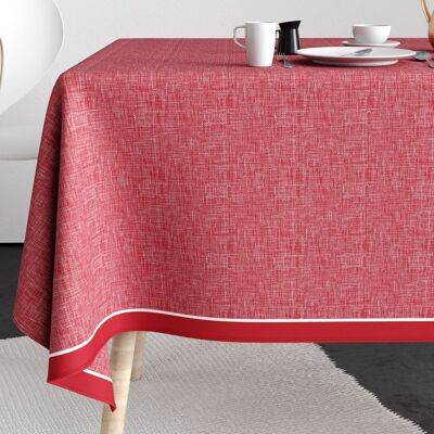 Nappe rectangle anti tache 140x300 Coton Chambray Tango