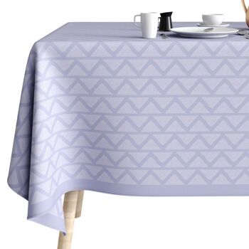 Nappe rectangle anti tache 140x300 Coton Tana Glycine 4