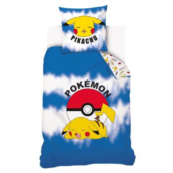 Parure de lit Pokemon Pikachu 100% coton 140x200 cm 2