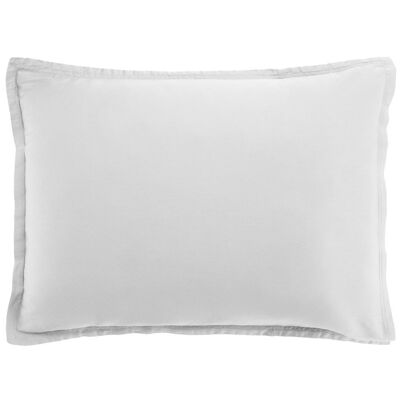 Funda de almohada 50x70 cm Satén de algodón blanco
