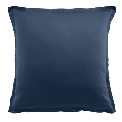 Kissenbezug 65x65 cm Baumwollsatin Blau