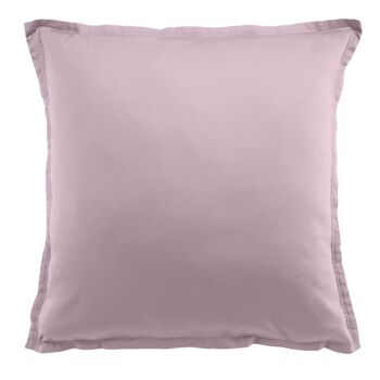 Taie d'oreiller 65x65 cm Satin de Coton Violet 1