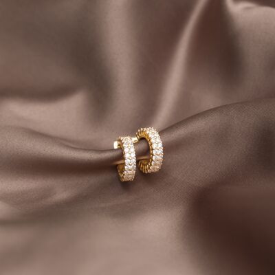 Surrender Earrings Gold by Sanne