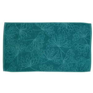 Serviette de toilette 50x90 cm Coton Bio Paon