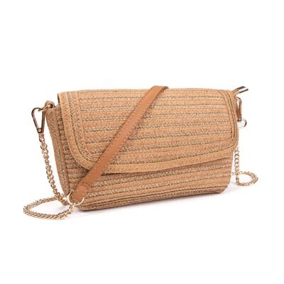 Adela Natural-gold crossbody bag