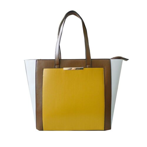 Darcie Faux Leather Tote Bag