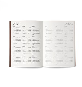 Grand planificateur mensuel 2025 Plus | Format A4 6