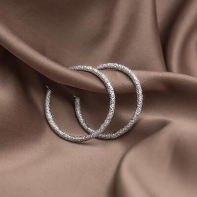 Embrace Earrings Silver by Sanne