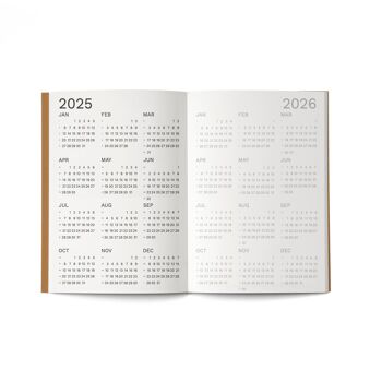 2025 Petit planificateur mensuel Plus | Taille A5 similaire 6