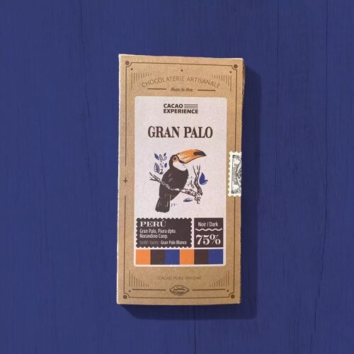 Gran palo, Pérou 75% - Chocolat bio