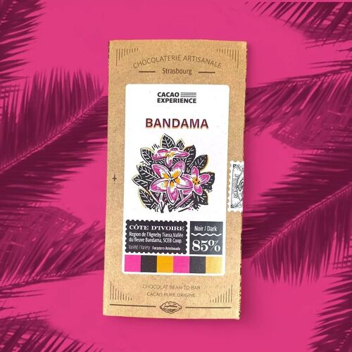 Bandama 85% - Chocolat bio