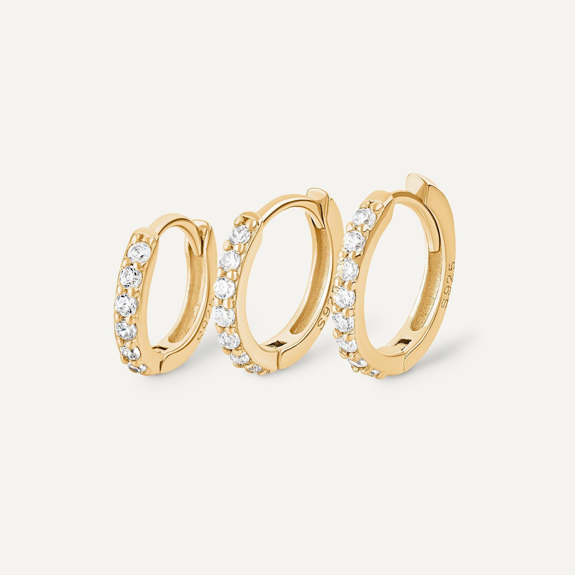 TRIO DI ORECCHINI DI PRAGA