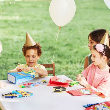 Sacs de fête pré-remplis de super-héros de 60 pièces, crochet européen, cadeaux de fête 4