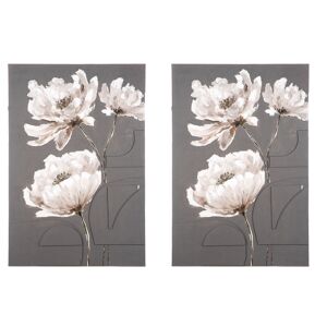 Tableau rectangulaire Magnolia H.90 cm - 2 fois assorti