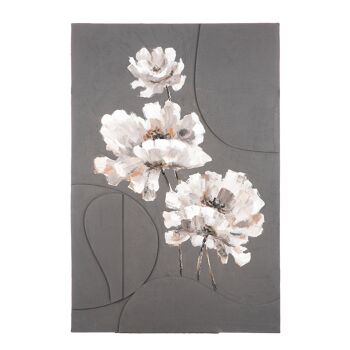 Tableau rectangulaire Magnolia H.90 cm - 2 fois assorti 3