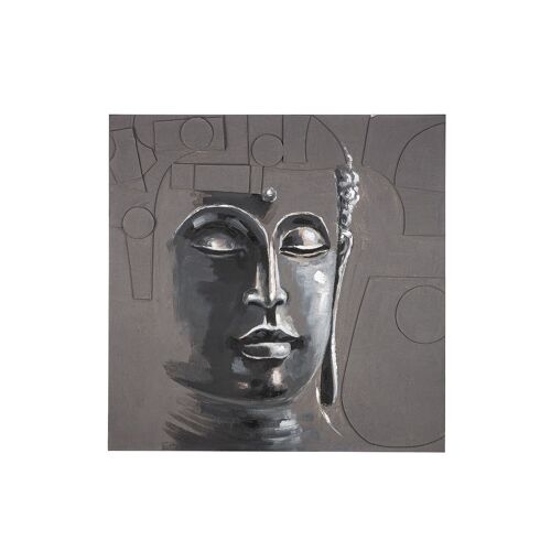 Bild quadratisch Buddha H.100 cm