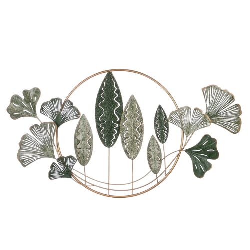 Wandrelief Ginkgokranz H.60 cm